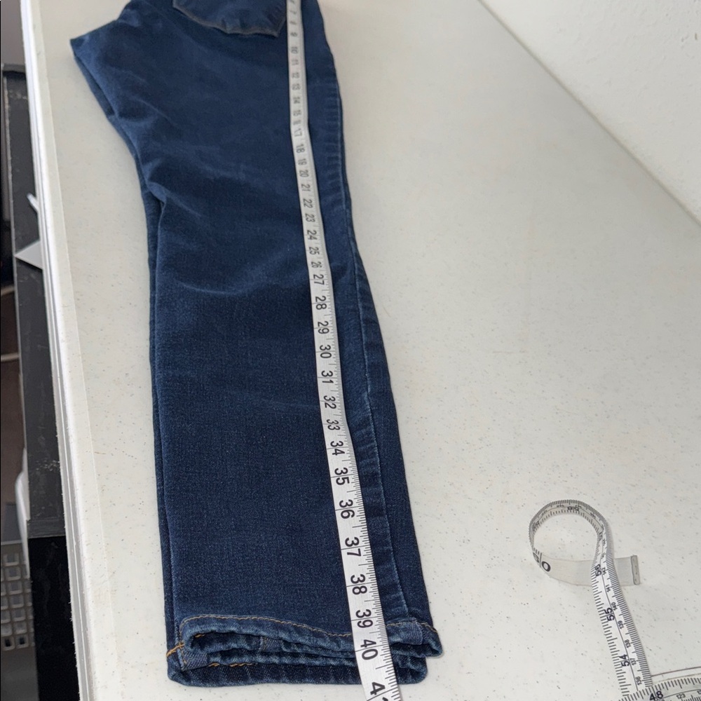 New York & Company Dark Blue Skinny Jeans - Picture 8 of 9